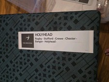 InterCity Carriage Window Label The Irish Mail Holyhead Route BR Blue Card