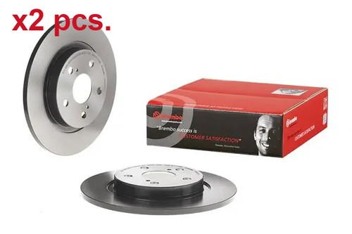 Pcs rear brake disc - x2, rotors