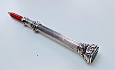 Antique silver pencil holder
