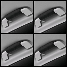 4x Car Vehicle Door Handle Cover Roof Handrail Armrest Handle Protector Black