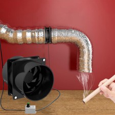 Portable Extractor Fan USB Adjustable DIY Ventilation Fan for Kitchen Bath Smoke