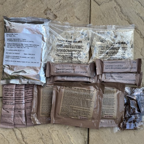 14x mre ration packs past - un,