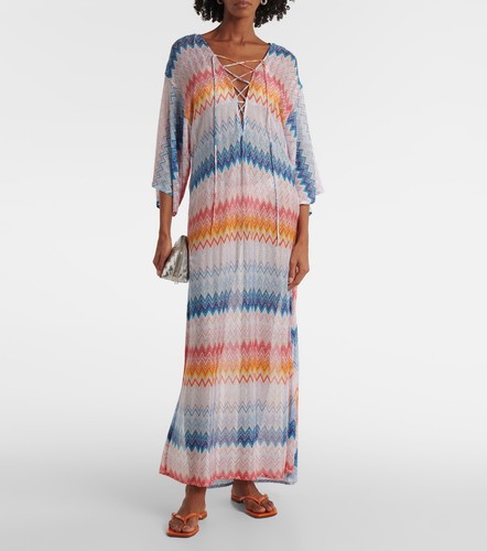 Missoni zig zag ombré knitted