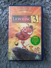 Walt Disney The Lion King 3 Hakina Matata Vhs