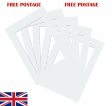 Pure White Photo/ Picture Mount 10x10cm to 40x40cm fit all Sizes 1, 2,3,4,5 pack