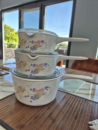 Vintage pyrex corning floral - pyrex,