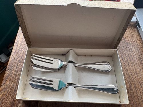 Firth staybrite cake forks 6 - cake,