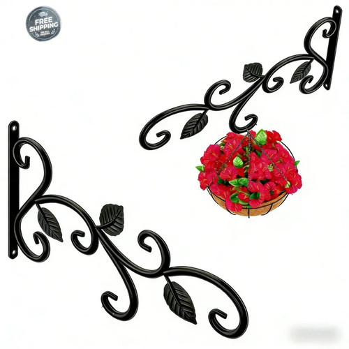 2pcs rustic wrought iron - 2pcs,