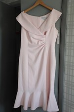 BNWT Ladies Kate Cooper Desinger Wrap Effect Dress RRP £205 Size 14 Mother Bride