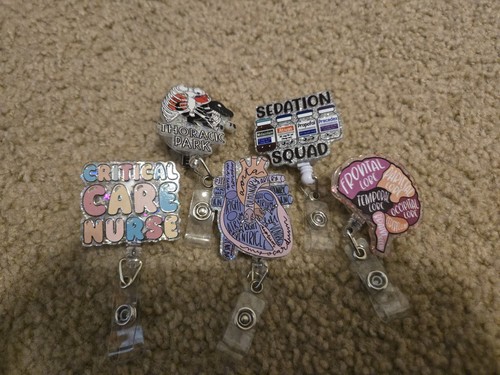 Nurse badge reel lot - reel,