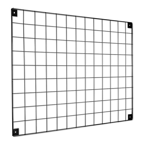 Black grid mesh panel - grid,