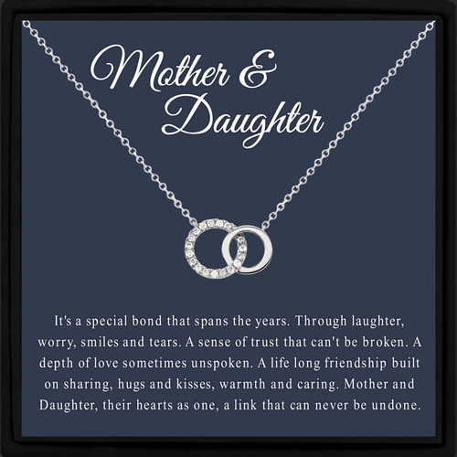 Mother and daughter necklace - daughter,