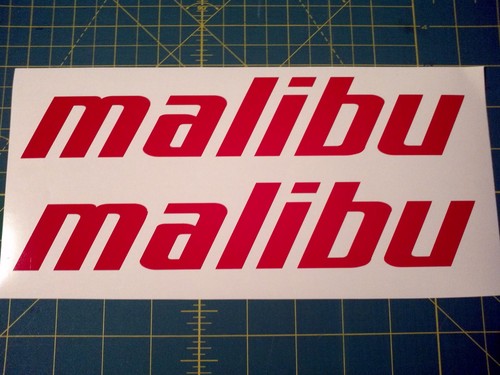 Malibu boats cut stickers - 2,