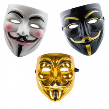 VIROSA V for Vendetta Mask Set  Fancy Dress Halloween Party 3/4pcs