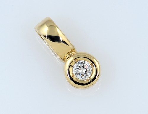Solitaire pendant diamond - pendant,