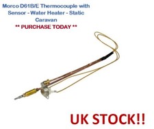 Morco D51BC/E  & D61B/E Thermocouple C/W Sensor - Water Heater - Static Caravan