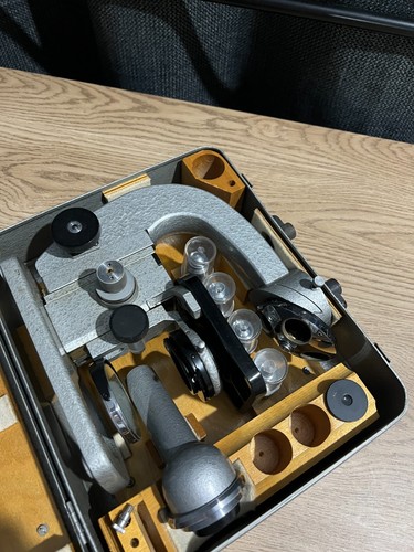 Vintage soviet microscope lomo - soviet,