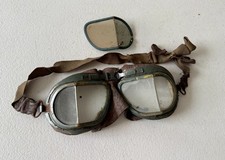 WW2 RAF MK VIII Flying Goggles with one extra tinted lens - for restoration