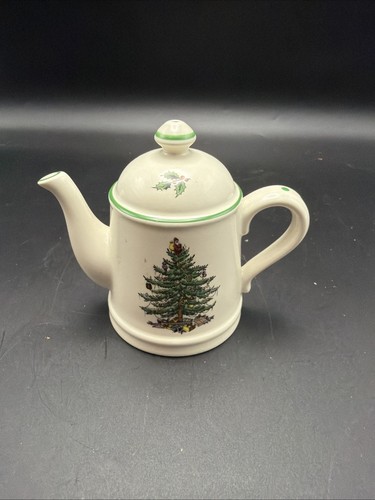 Spode christmas tree teapot - tree,