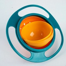 Baby Feeding Bowl Toddler Child Kid Spill Proof 360 Rotating NonSpill Cup Dishes