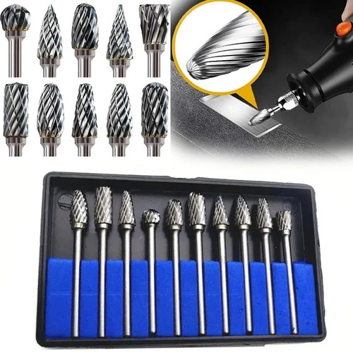 10pcs tungsten carbide - tungsten, burr
