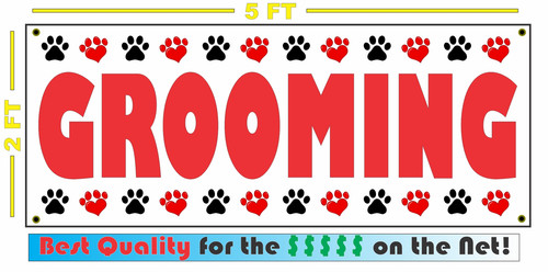 Grooming banner sign - grooming,