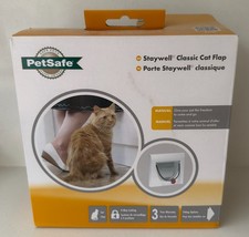 PetSafe Staywell Manual 4 Way Locking Classic Cat Flap - White