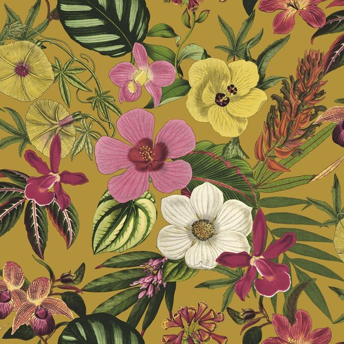Rasch floral leaf - rasch,