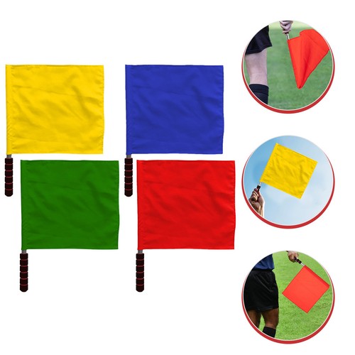 4pcs referee flags - flags,