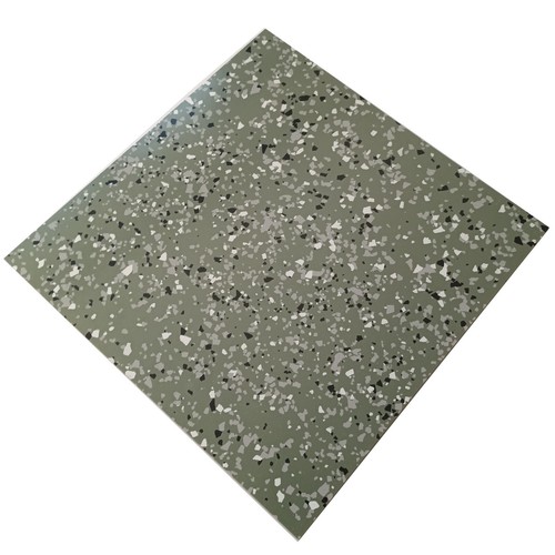 Green dense flecked quartz - green,