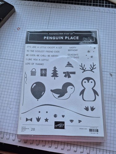 Stampin penguin place - stampin, up