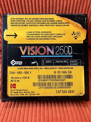 Kodak vision 250d 16mm - kodak,