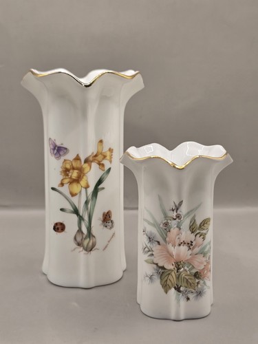 Vintage floral caramic - vintage,