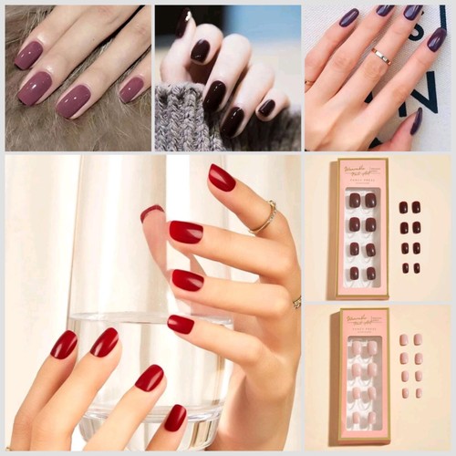 Press nails short oval - short,