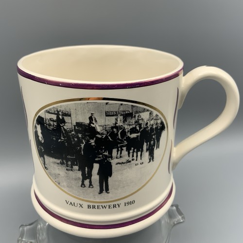 Vaux brewery tankard ceramic - vaux,