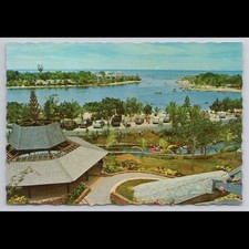 Vintage Postcard Ancol View Jakarta Unposted Scenic Historic Rivers Monument