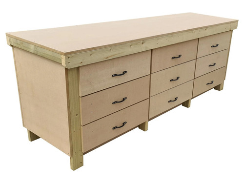 Wooden mdf top workbench - wooden, workbench,