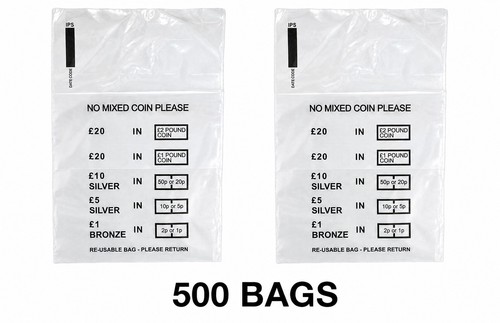 500x coin deposit bags - 500x,
