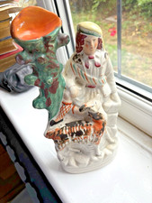 The Highlander Large Staffordshire Flat Back Antique Goat Kilt