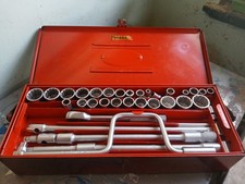 Vintage Large Britool Socket Set No105A