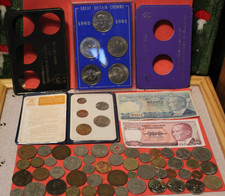 Old British coins job lot