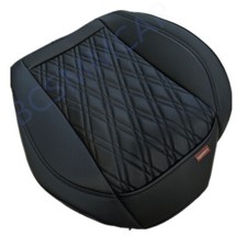 Single Car Seat Cover Full Surround PU Leather Pad Front Chair Protector Cushion