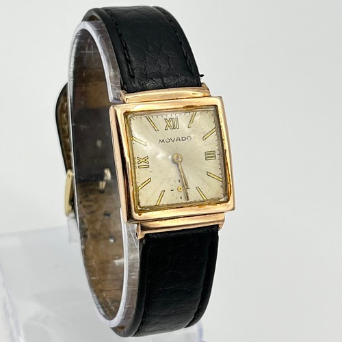 Vintage 1940s men movado 14k - vintage,