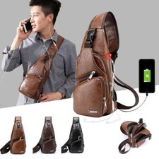 Men Chest Bag Pack Travel Sport Shoulder Sling Backpack Outdoor Cross Body Bags