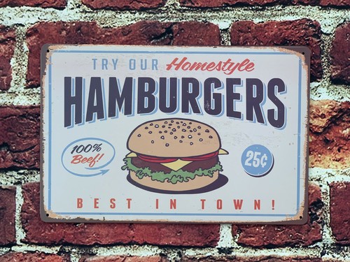 Hamburgers fast food - hamburgers,