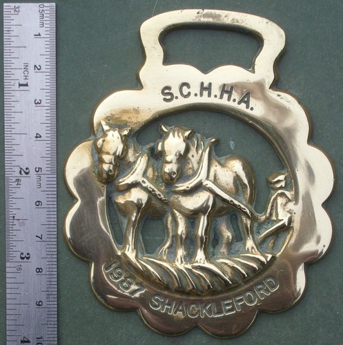 Horse brass schha - horse, brass: