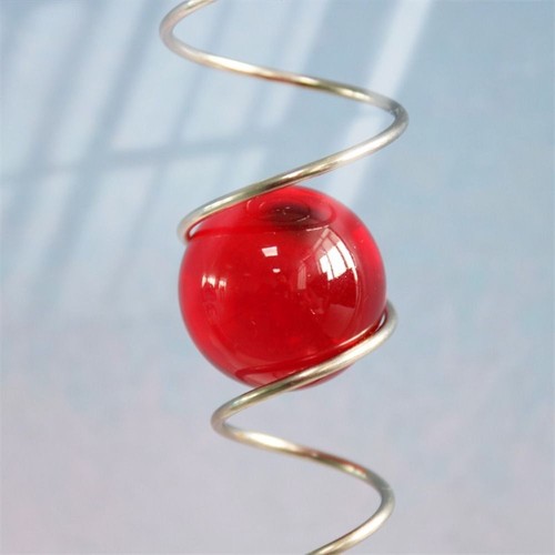 Glass ball rotating spiral - glass,
