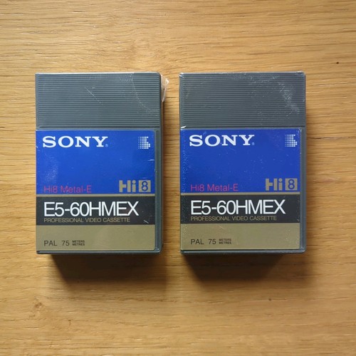 Pair sony 60hmex hi8 - of, 2x