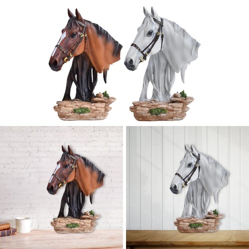 Horse head statue ornament - horse,