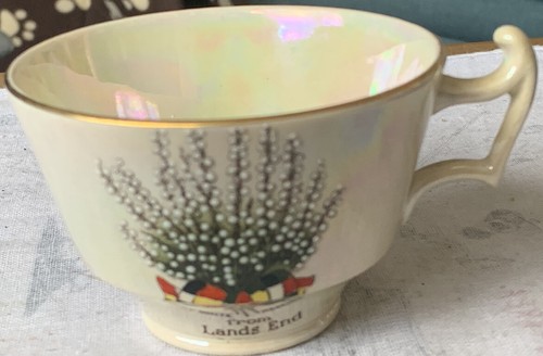 Vintage ceramic lustre - vintage, crested